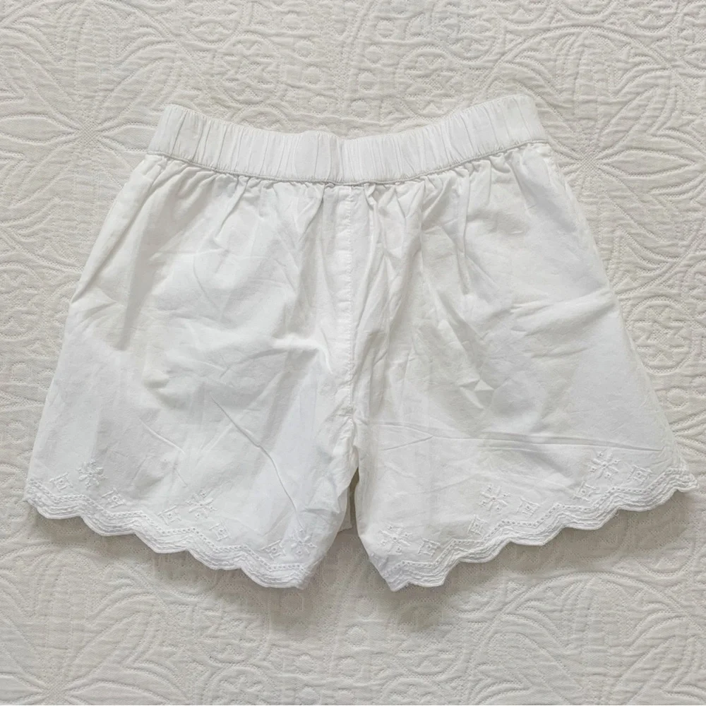 Gap Girls'‎ Eyelet Soft Shorts, Optic White
